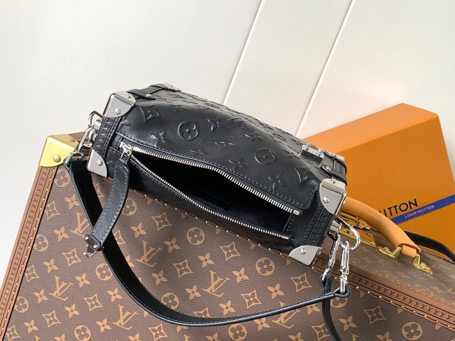 Louis Vuitton Monogram Empreinte Side Trunk MM M25160 black