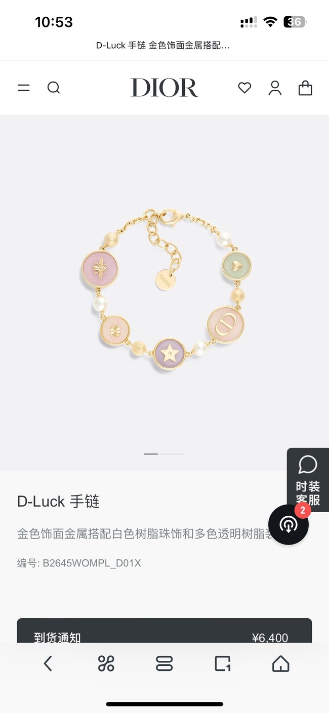 Dior Bracelet CE16725
