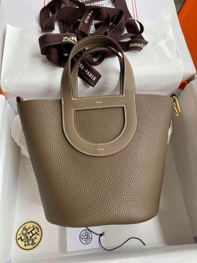 Hermes in the loop Togo Leather Bag H3369-17