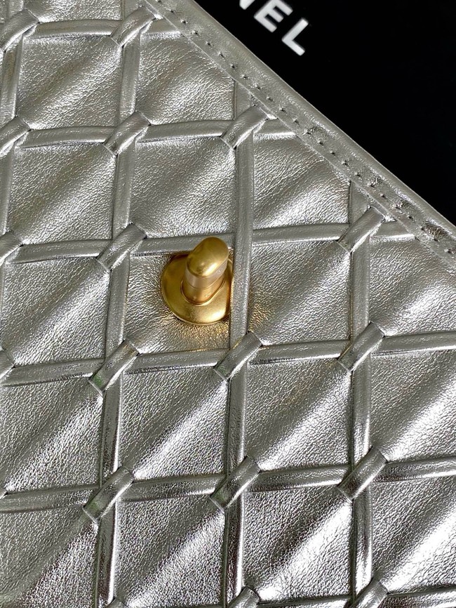 Chanel Mini flap bag AS4795 Silver