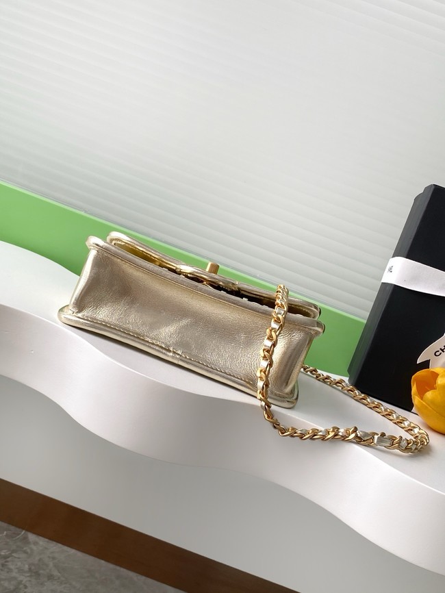 Chanel Mini flap bag AS4797 gold