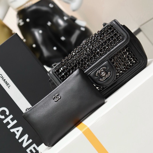 Chanel Mini flap bag AS4961 black