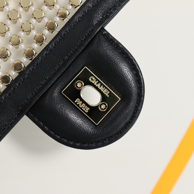 Chanel Mini flap bag AS4961 black&gold
