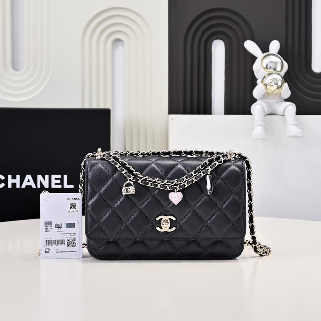 Chanel WALLET ON CHAIN AS4537 black