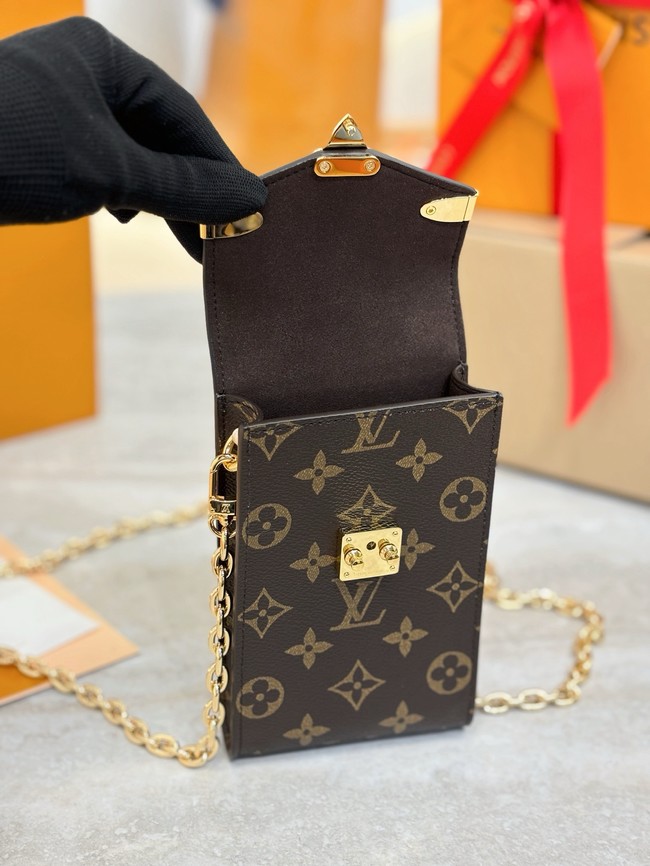 Louis Vuitton Petite Malle Monogram Canvas Bag M13572