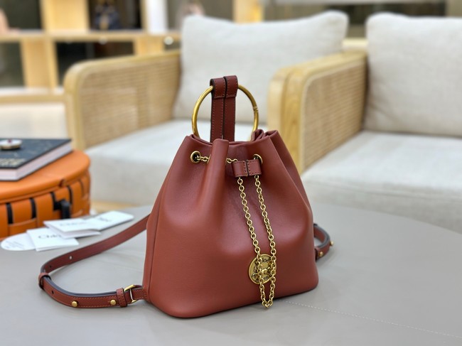 CHLOE leather shoulder bag 9965 tan