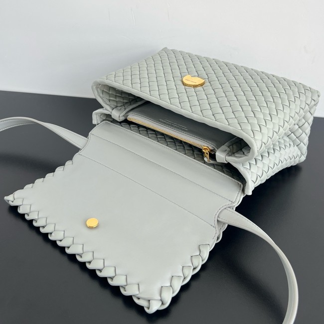 Bottega Veneta Patti Shoulder Bag 776783 gray