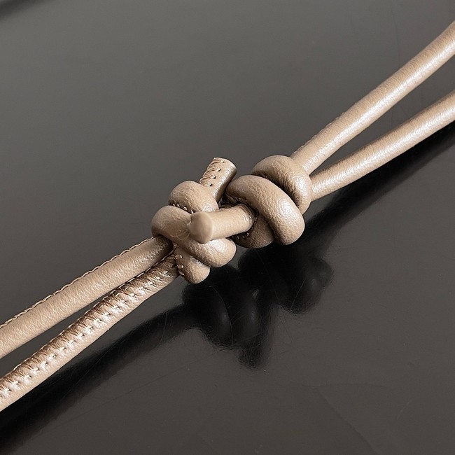 Bottega Veneta Intrecciato Concert Pouch 794258 dark gray