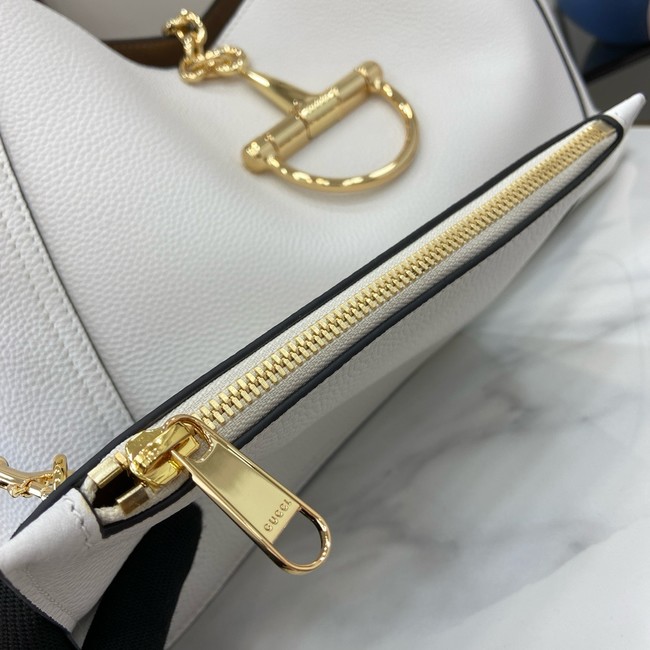 GUCCI SOFTBIT MAXI SHOULDER BAG 837466 white