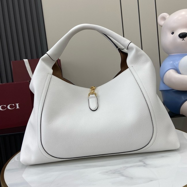 GUCCI SOFTBIT MAXI SHOULDER BAG 837466 white