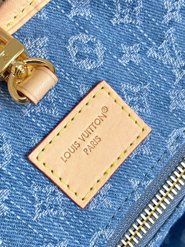 Louis Vuitton NEW Neverfull MM M13192 Denim Blue