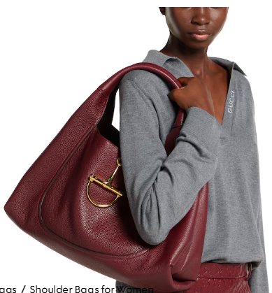 GUCCI SOFTBIT MAXI SHOULDER BAG 837466 Rosso Ancora red