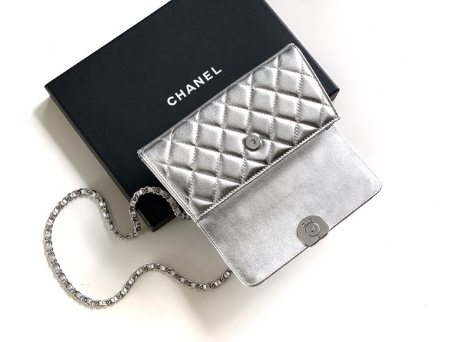 Chanel CLUTCH WITH CHAIN AP4498 Silvery