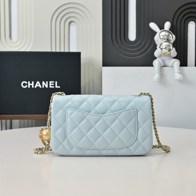 Chanel SMALL FLAP BAG AS1787 light Blue