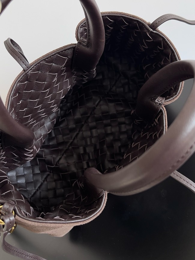 Bottega Veneta Small Pinacoteca 819004 dark brown