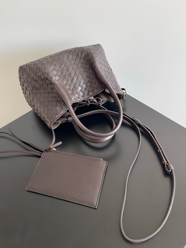 Bottega Veneta Small Pinacoteca 819004 dark brown