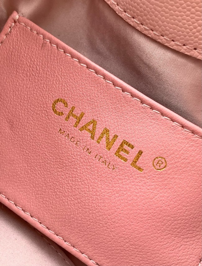 CHANEL 25 MINI HANDBAG AS5631 pink