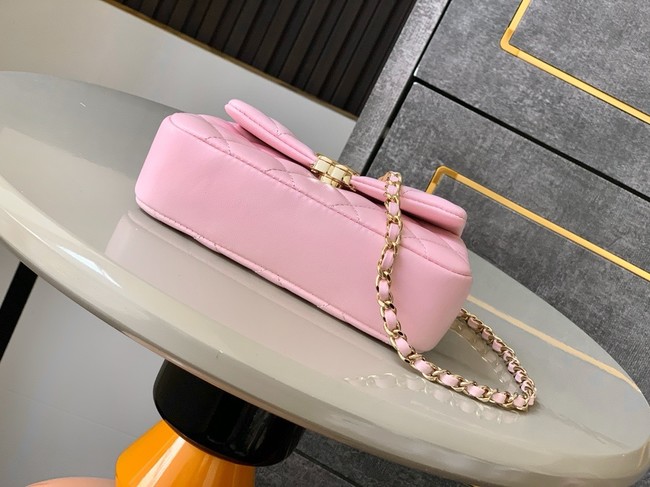 Chanel CLASSIC Original Lambskin 11.12 HANDBAG AS6563 pink