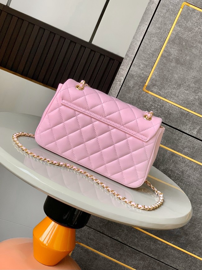 Chanel CLASSIC Original Lambskin 11.12 HANDBAG AS6565 pink