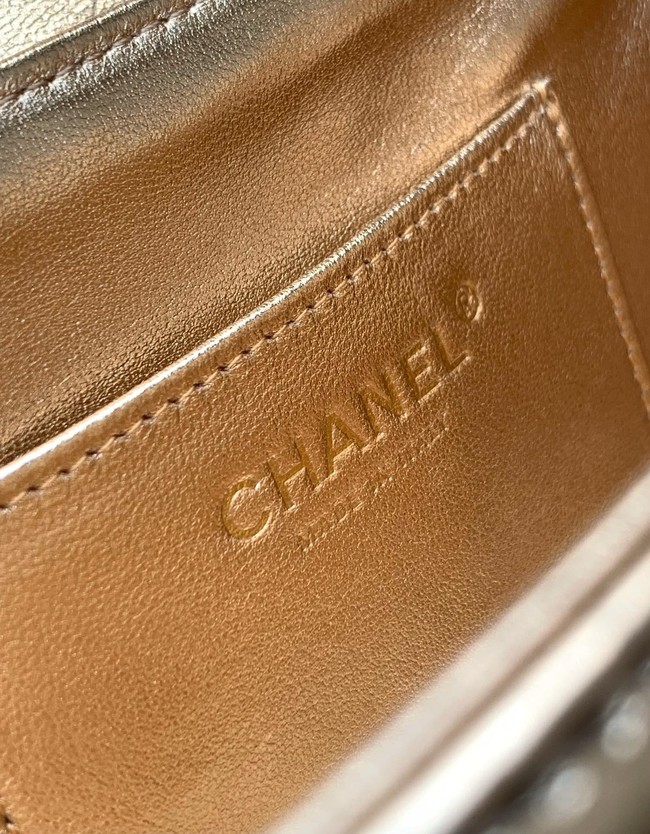 Chanel CLASSIC Original Lambskin 11.12 HANDBAG  AS6565 gold