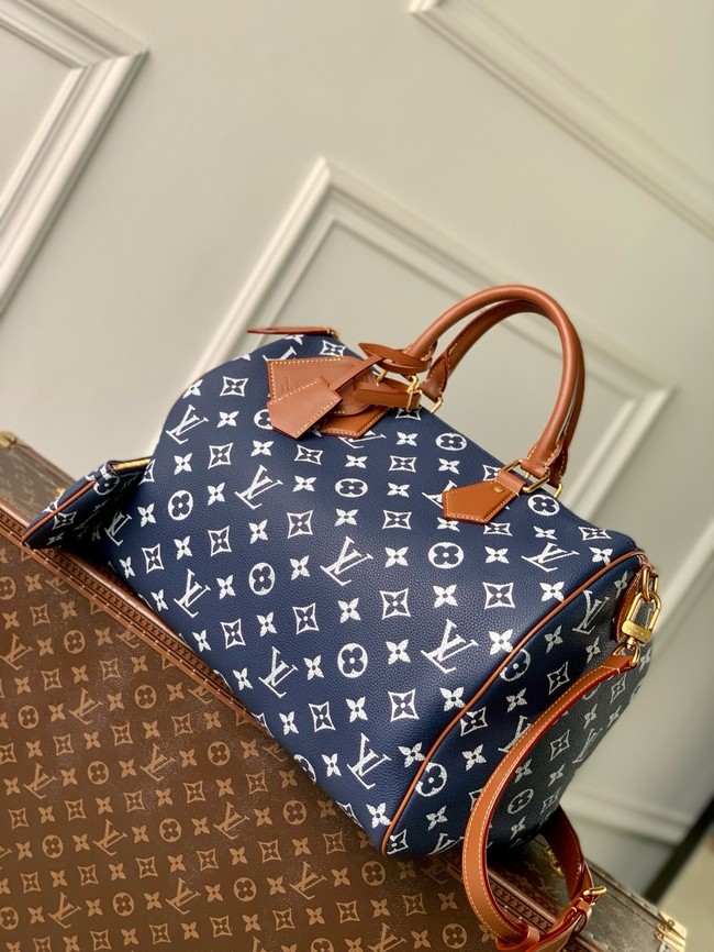 Louis Vuitton Speedy P9 Bandouliere 30 M14064 dark blue