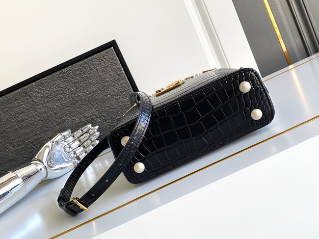 Louis Vuitton Capucines Mini Crocodile pattern M86153 black