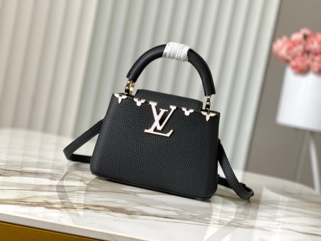Louis Vuitton Capucines Mini M11342 black&white