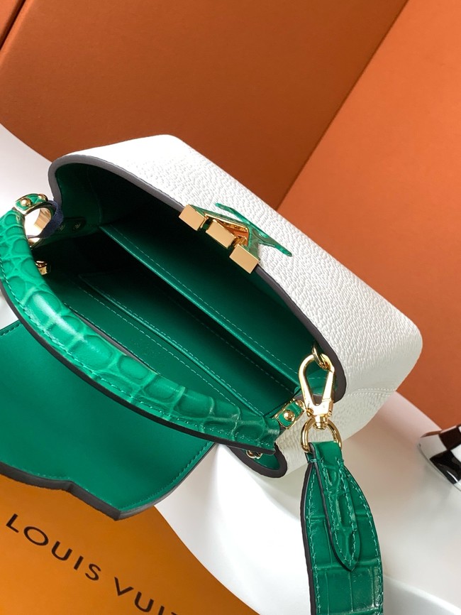 Louis Vuitton Capucines Mini M96498 white&green