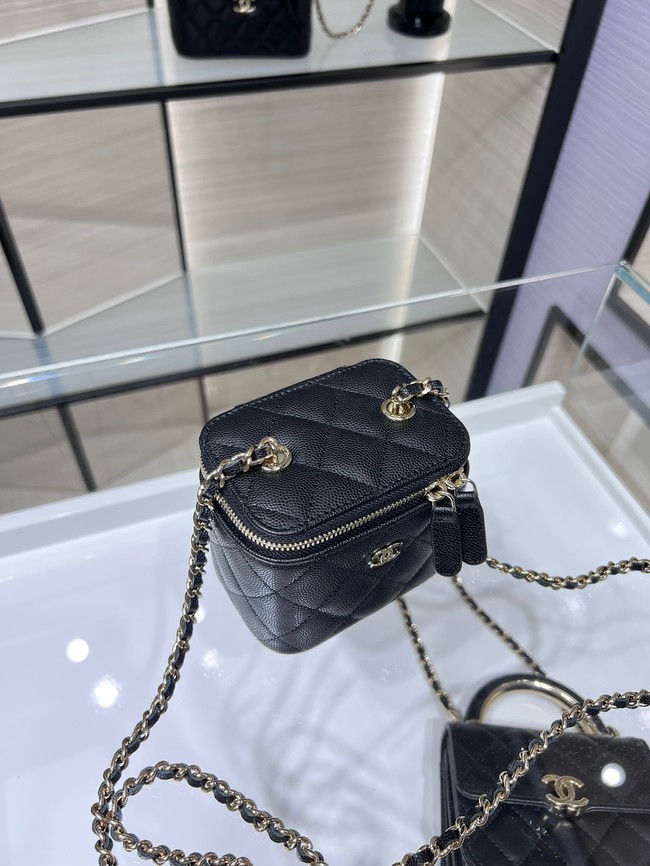 CHANEL Classic Small Vanity with Chain AP1340 black