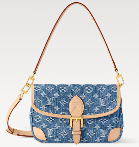 Louis Vuitton NEW Diane M13070 Denim Blue