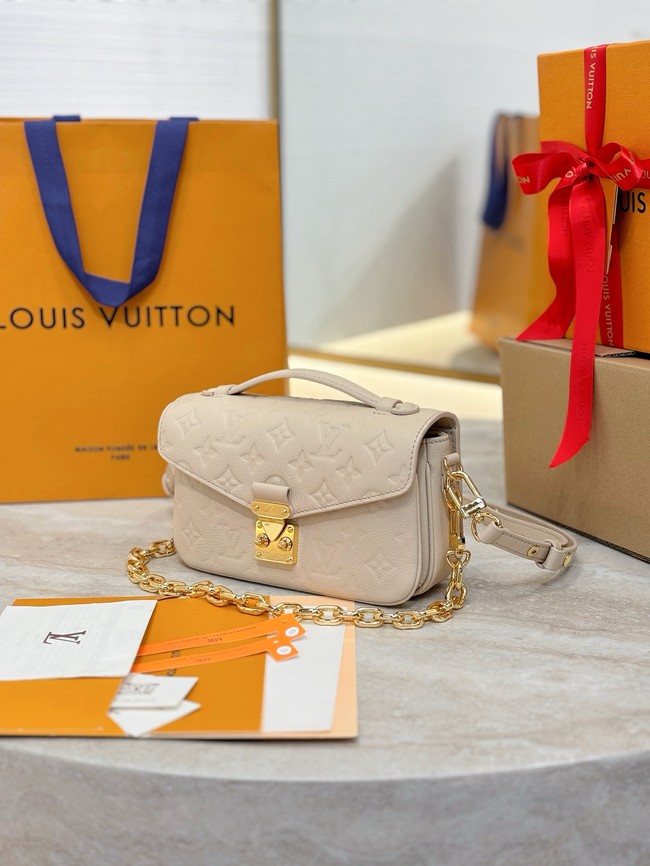 Louis Vuitton NEW Pochette Metis East West M14322 Sand