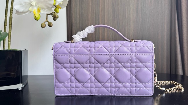 My Dior Mini Bag Cannage Lambskin S0980ONMJ Purple