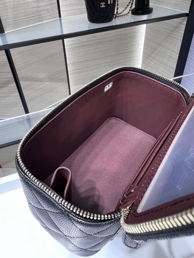 CHANEL Classic Small Vanity with Chain AP1341 black