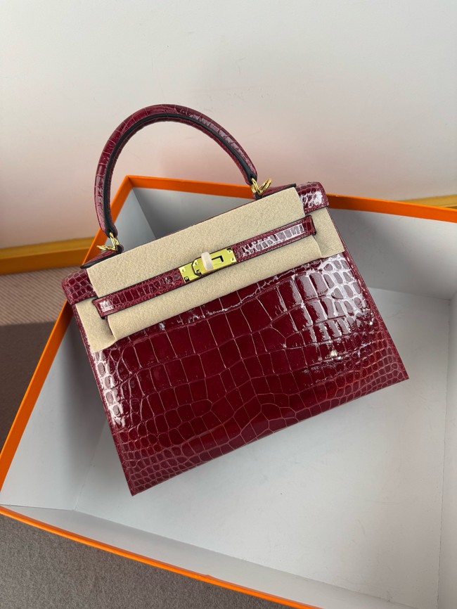 Hermes Kelly Shoulder Bags Nile crocodile leather KL3598-15
