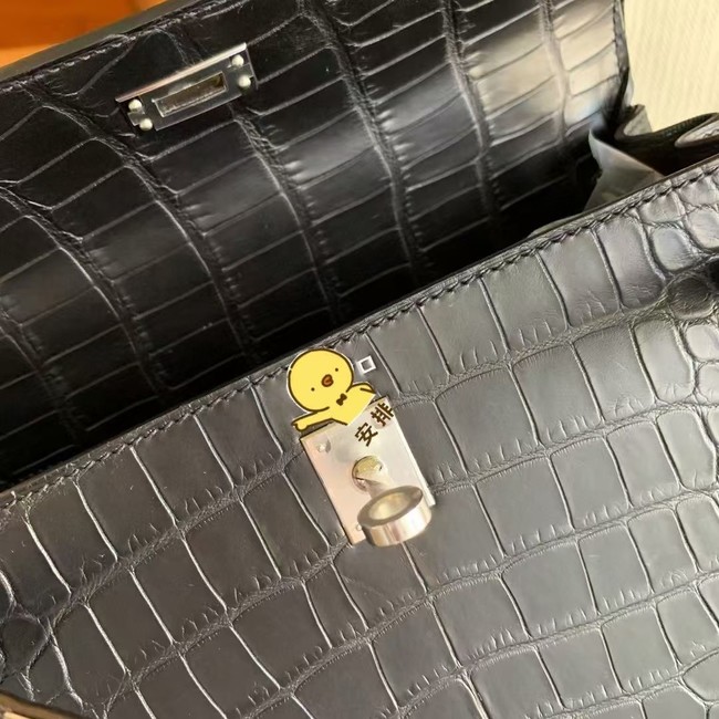 Hermes Kelly Shoulder Bags Nile crocodile leather KL3598-21