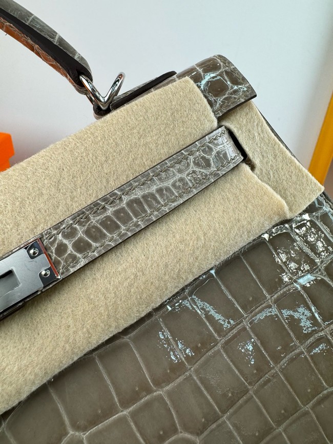 Hermes Kelly Shoulder Bags Nile crocodile leather KL3598-6