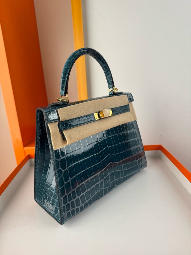 Hermes Kelly Shoulder Bags Nile crocodile leather KL3598-7
