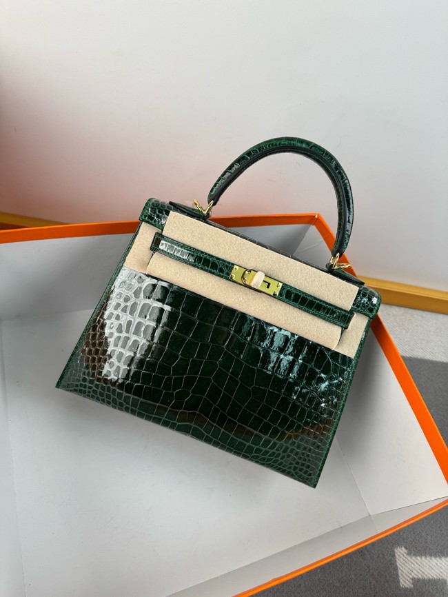 Hermes Kelly Shoulder Bags Nile crocodile leather KL3598-9