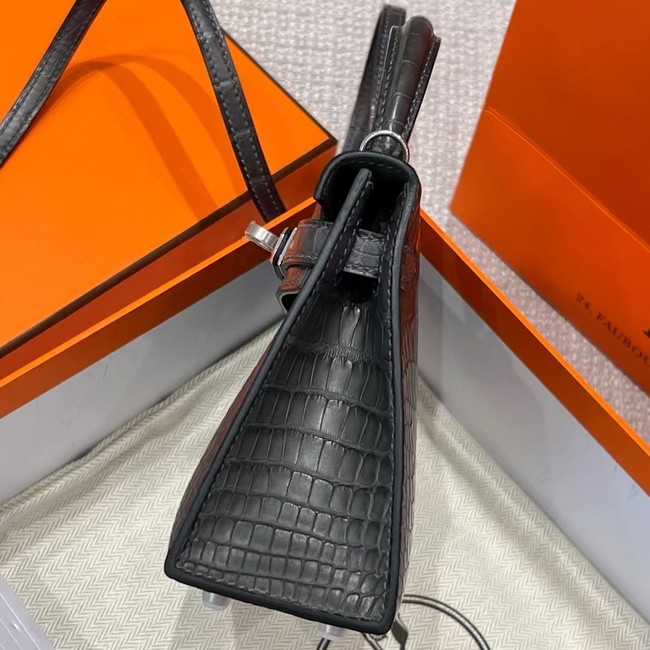 Hermes Kelly Shoulder Bags Nile crocodile leather KL2766-5