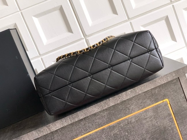 CHANEL Shopping Bag AS5657 Beige & Black