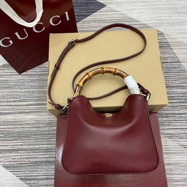 GUCCI GG MARMONT SMALL SHOULDER BAG 799865 burgundy
