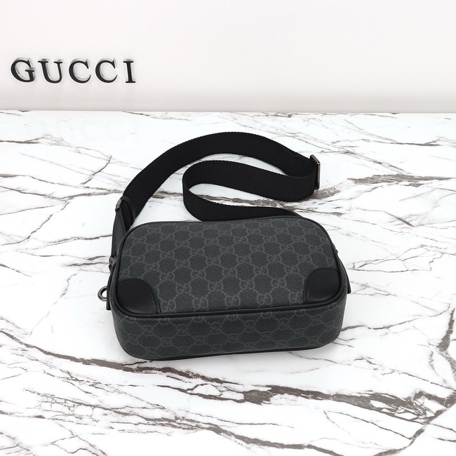 GUCCI GG CANVAS SMALL CROSSBODY BAG 821216 black