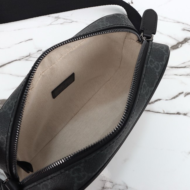 GUCCI GG CANVAS SMALL CROSSBODY BAG 821216 black