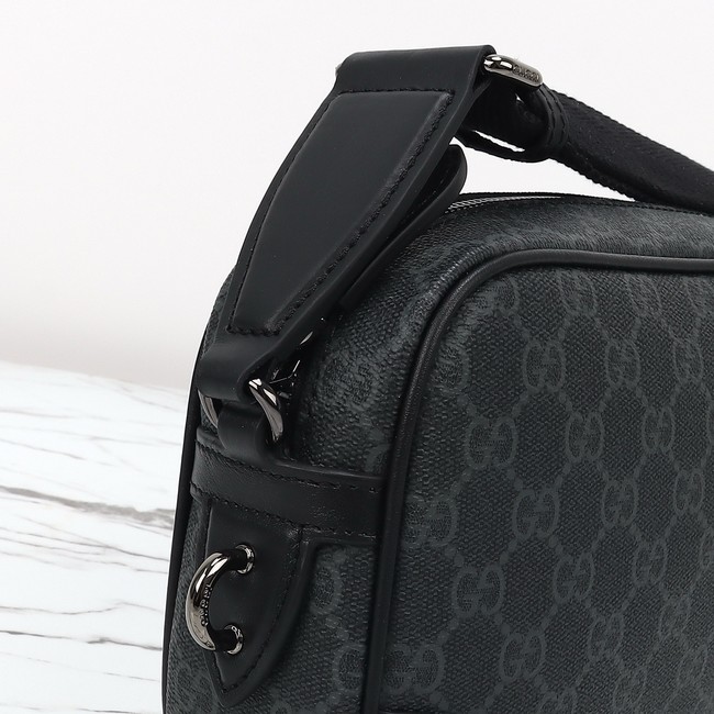 GUCCI GG CANVAS SMALL CROSSBODY BAG 821216 black
