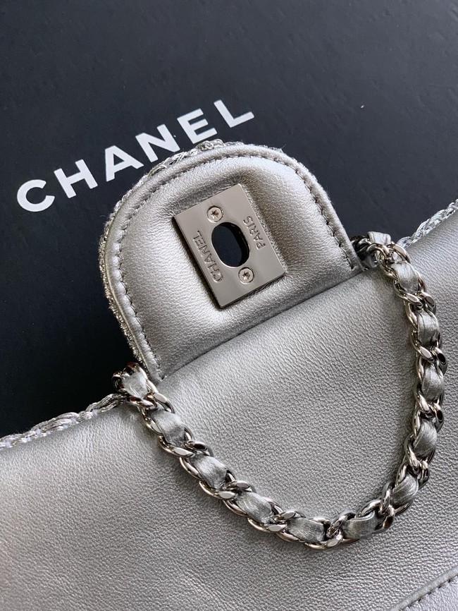 Chanel Classic Wallet On Chain AS5279 Silver