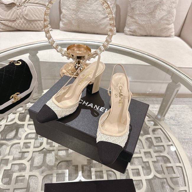 Chanel SLINGBACKS High heels 9.5CM 44976-3