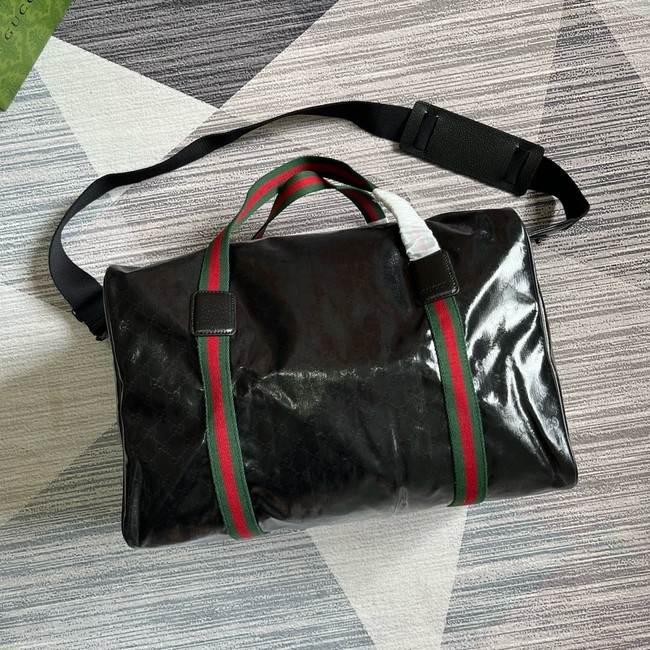 Gucci Medium duffle bag with Web 799871 black