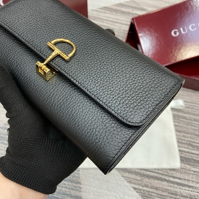 Gucci Softbit continental wallet 828147 black