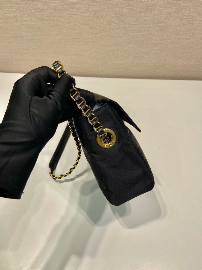 Prada Re-Edition nylon shoulder bag 1BD0648 black