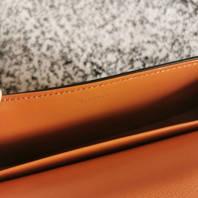 Celine CHAIN SHOULDER BAG TRIOMPHE IN SHINY CALFSKIN 197992 TAN